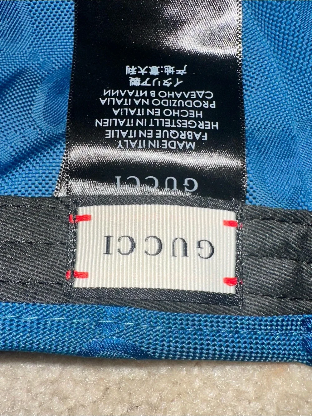 Gucci Men's Teal Baseball Cap